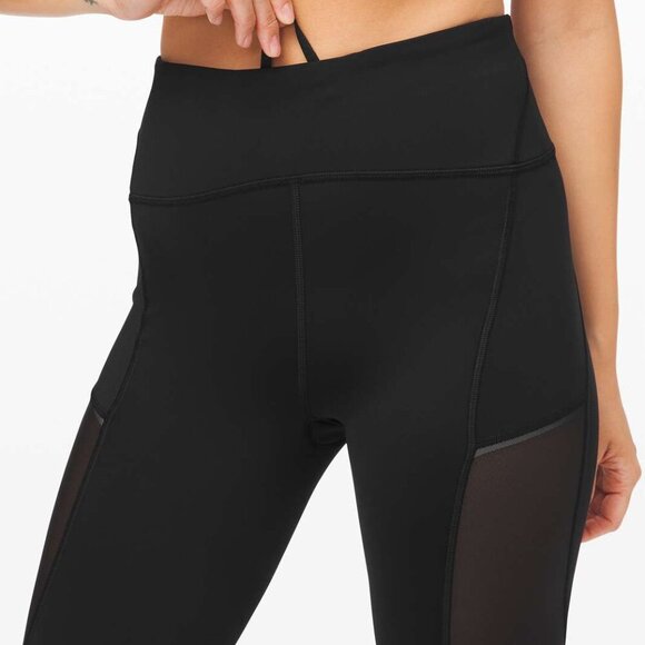 🖤 Lululemon Always Airy High-Rise Run Crop 19" Black - Size 6 💨 - Picture 5 of 13